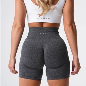 Nvgtn speckled black shorts